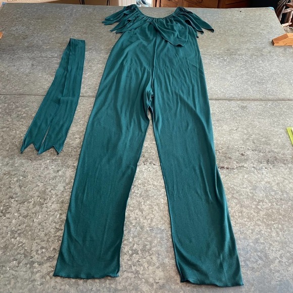 Vintage USA Knit Jumpsuit Romper Neuveau Wraggie Laguna Beach Small / Medium - Picture 9 of 12